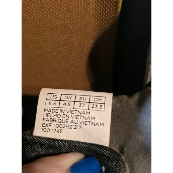 Tom's Women's Del Rey Canvas Shoe Polk-a-dot Grey W/pink Laces Size 6.5 - Picture 9 of 10